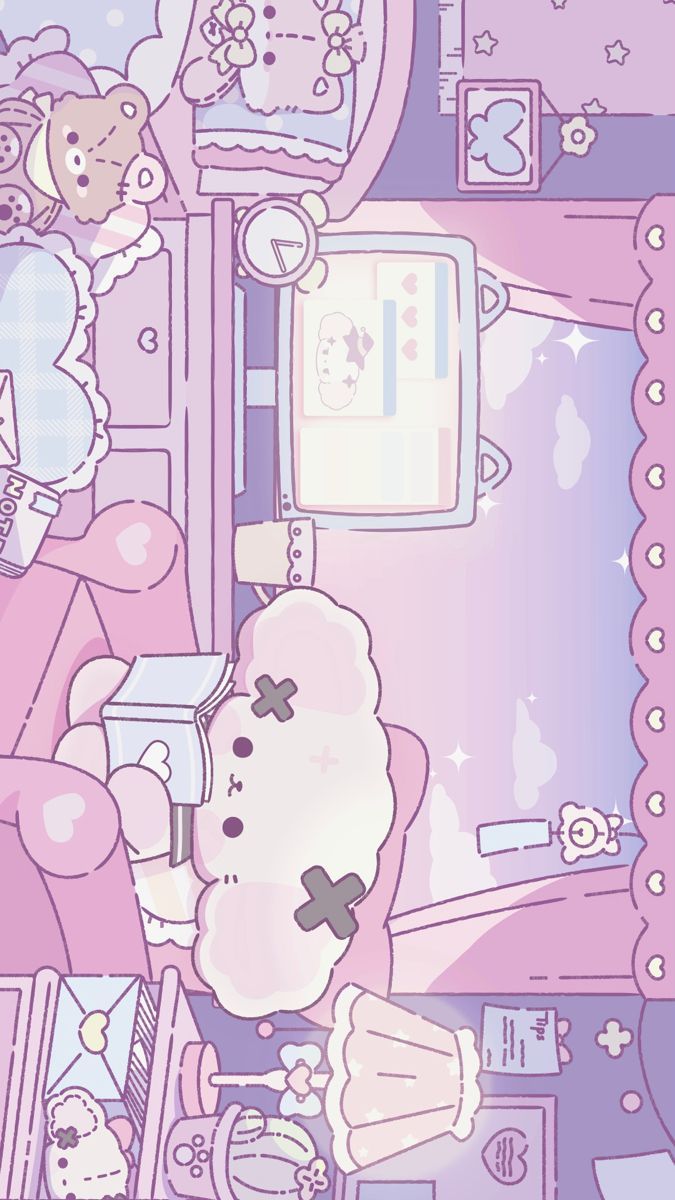 675x1200 Wallpaper desktop cute pink. Anime background for ipad, Light pink background for ipad, Wallpaper iphone cute