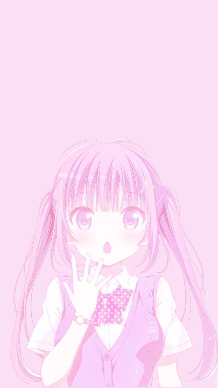 700x1244 Awesome Kawaii Pink Anime Wallpaper