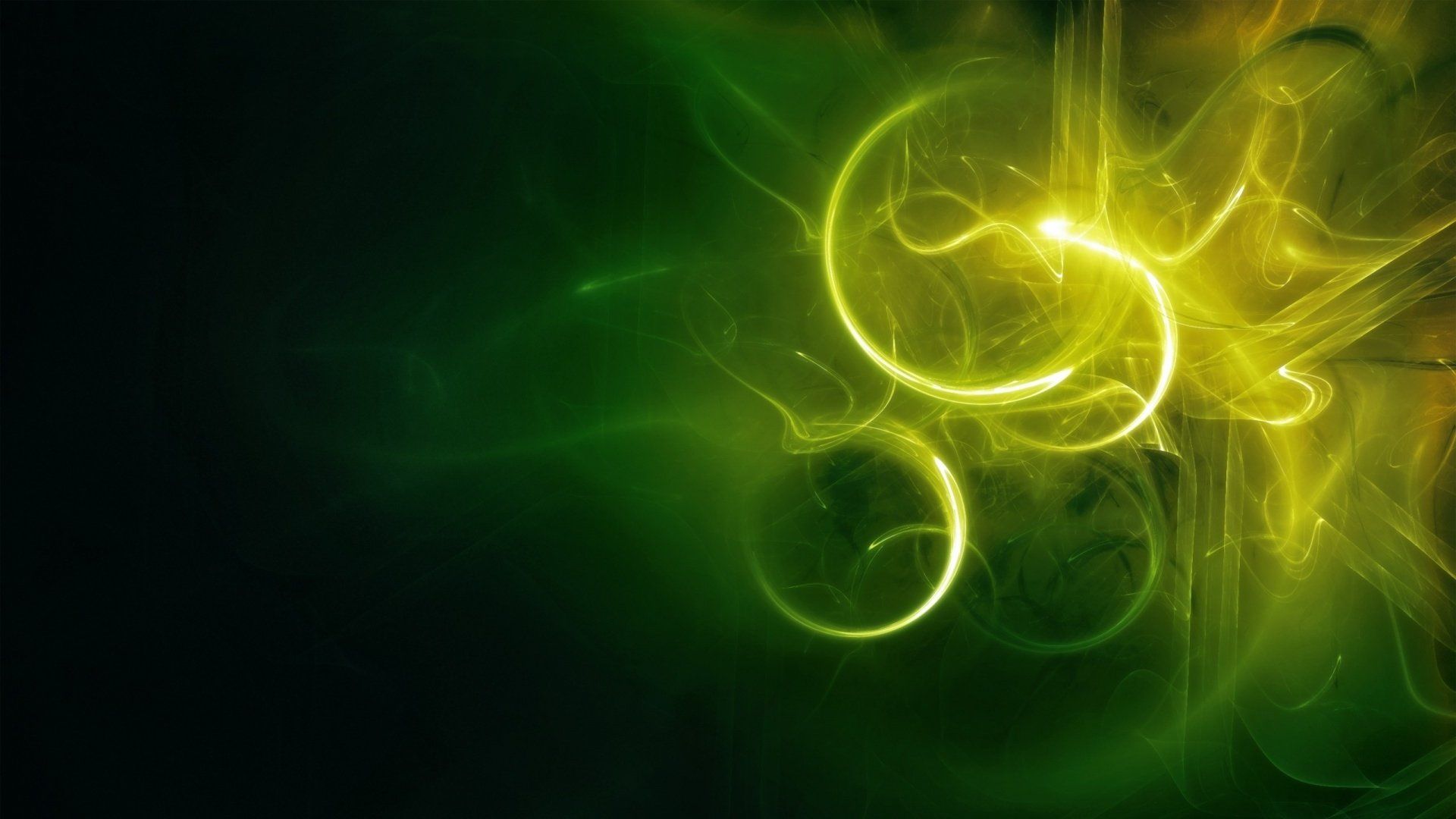 1920x1080 Vibrant Yellow Green Abstract HD Wallpaperx1080