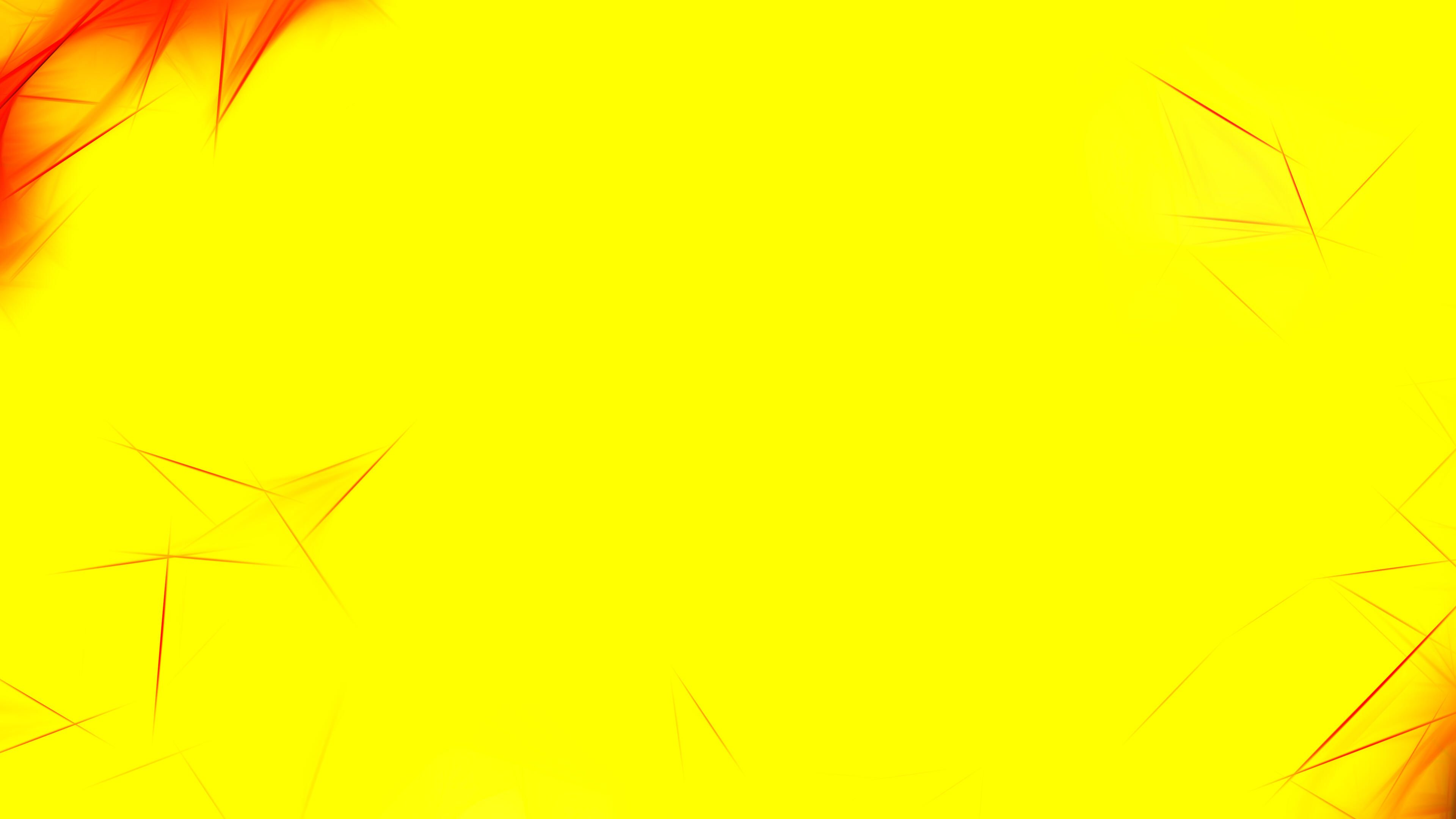 3840x2160 Yellow Abstract Background with Red Lines