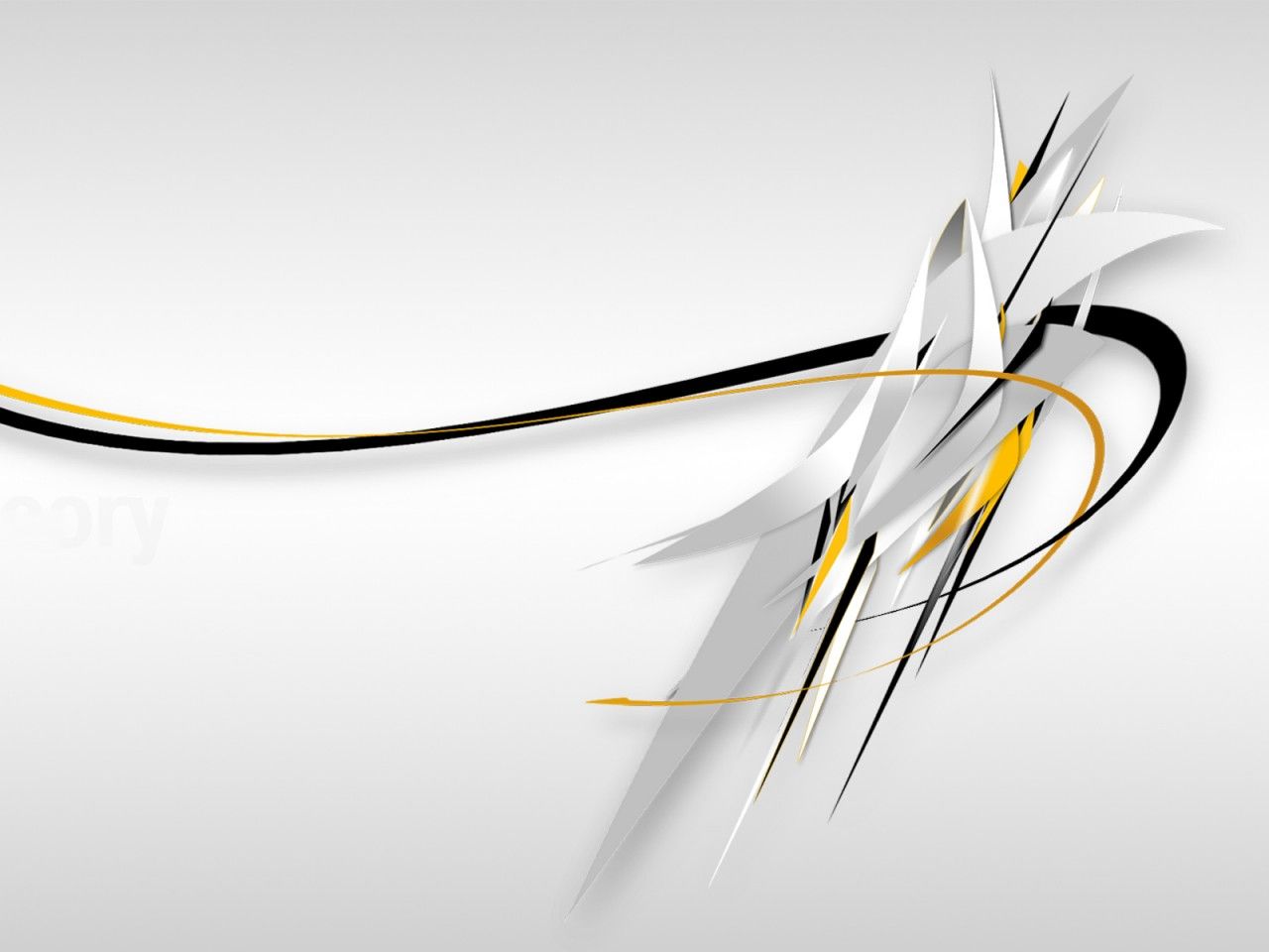 1280x960 Black Yellow Abstract Wallpaper 8290 1280x960