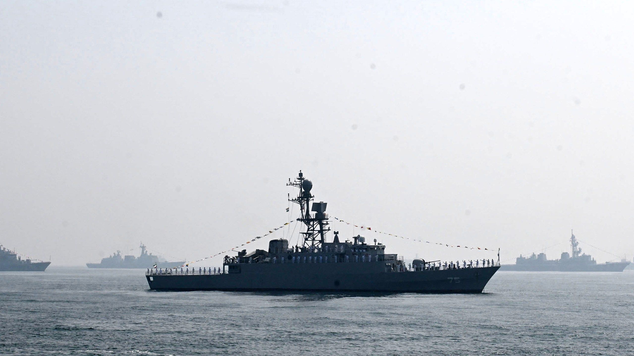 2560x1440 Sri Lanka says an Iranian warship has sunk off its coast in the Indian Ocean. KRQE News 13