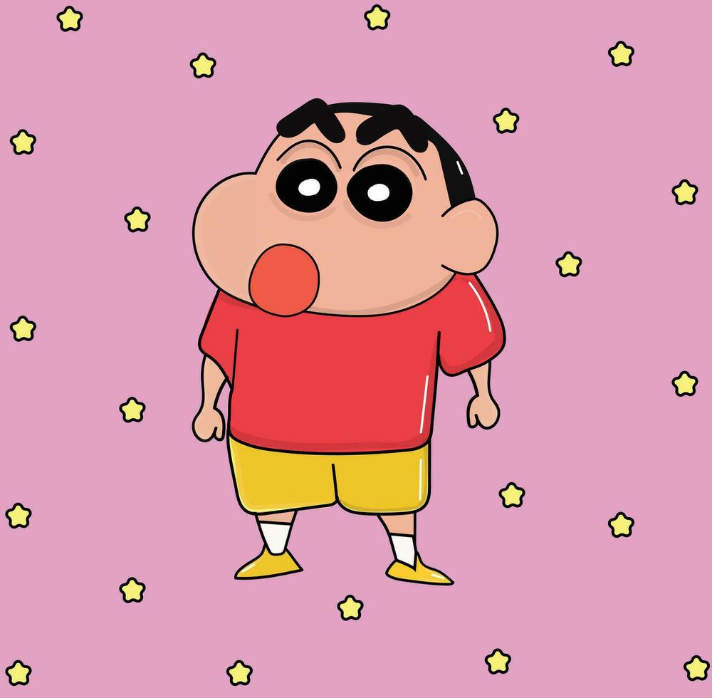1000x980 Shinchan cute vector