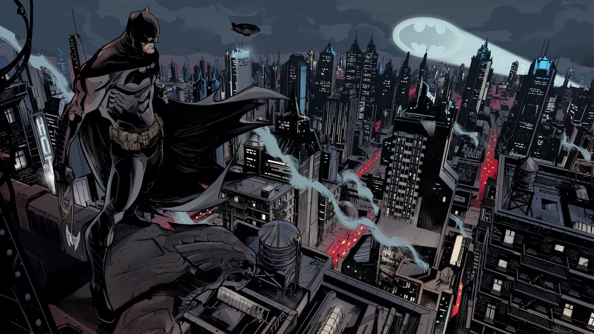 1920x1080 Batman Gotham City Dc Comics 4k Laptop Full HD 1080P , HD 4k Wallpaper, Image, Background, Photos and Picture