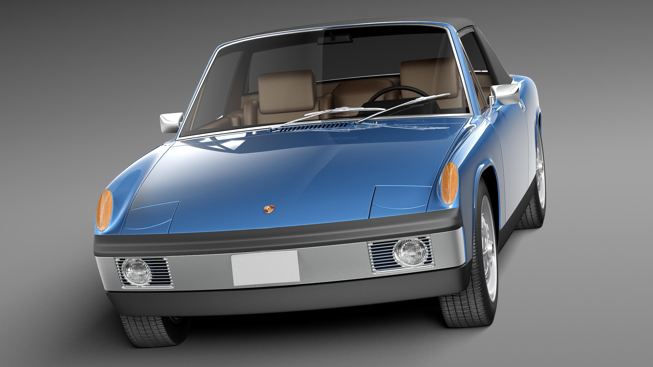 2500x1406 Porsche 914 1969 1976 3D Model