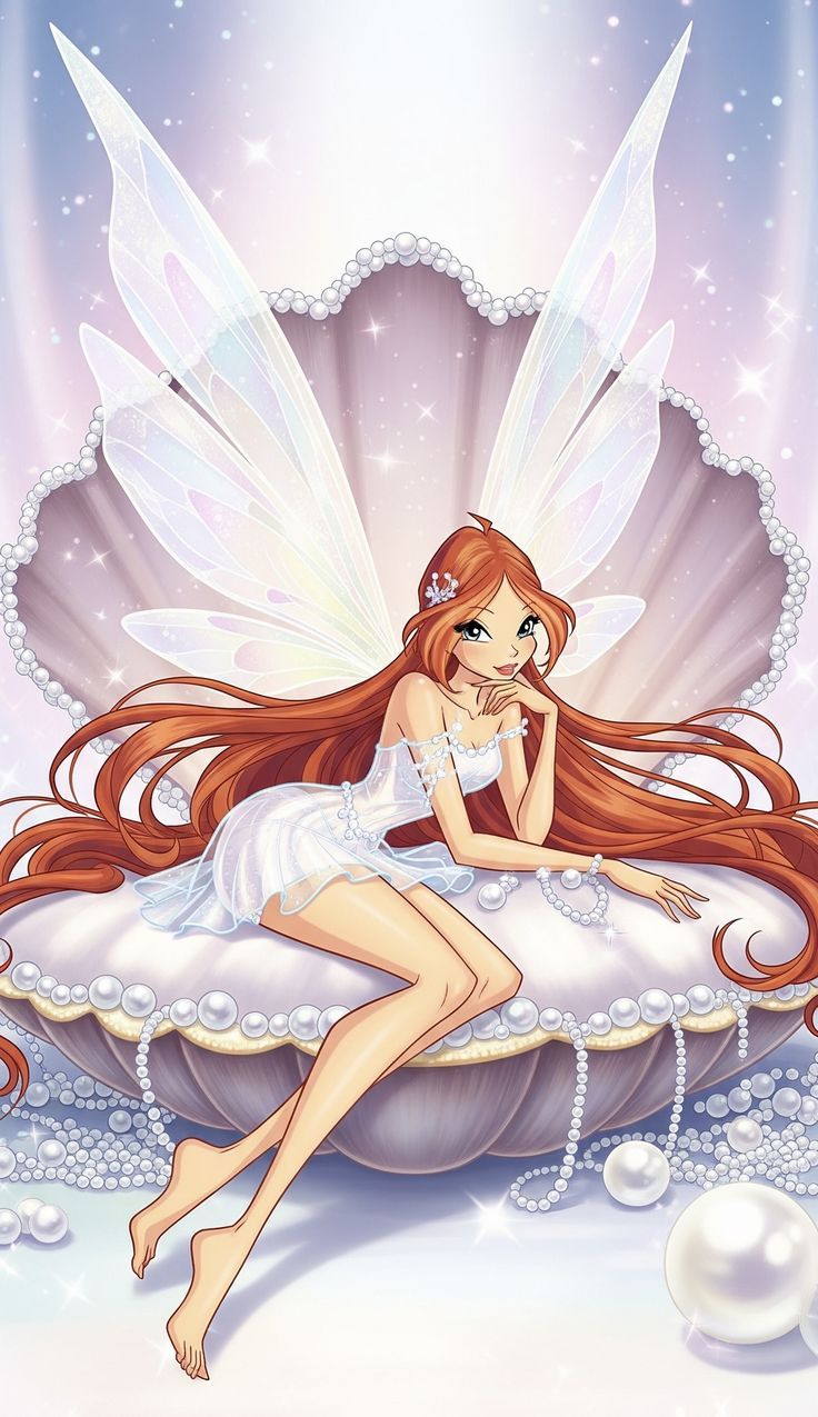 736x1275 Bloom in a Pearl Winx Wallpaper Reboot