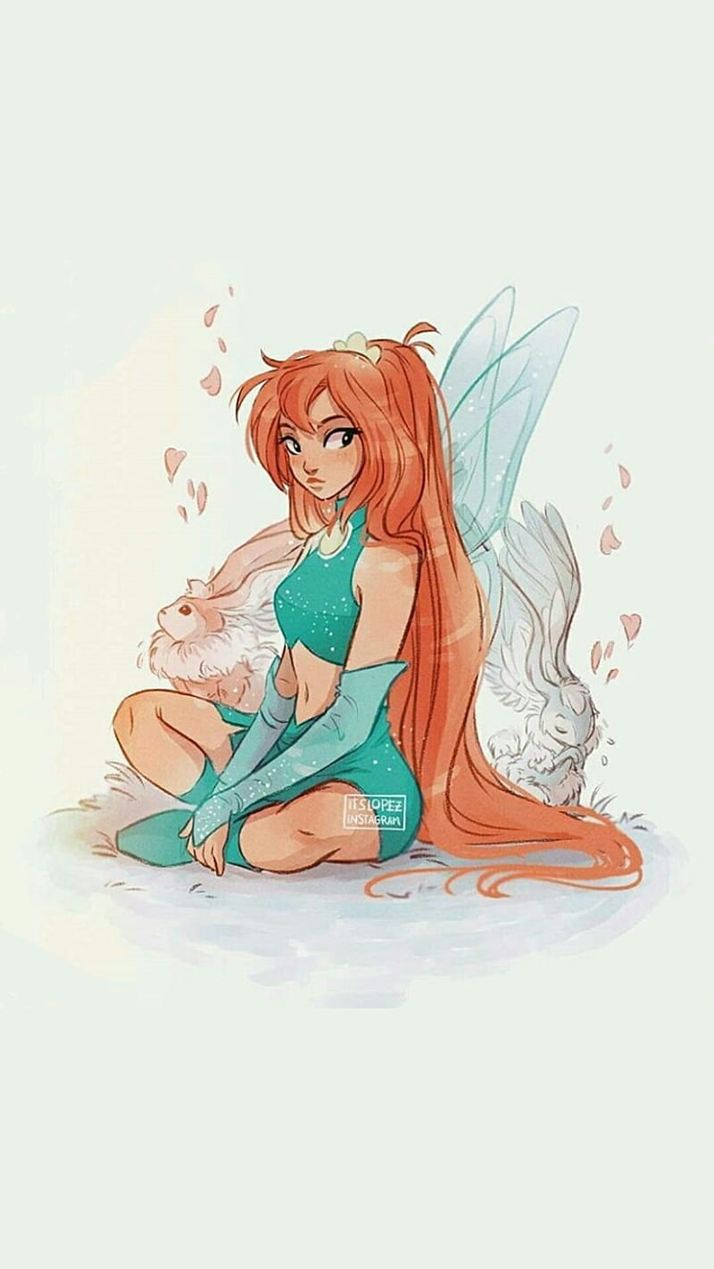 800x1422 Winx Club Bloom, bloom, drawings winx club, HD phone wallpaper