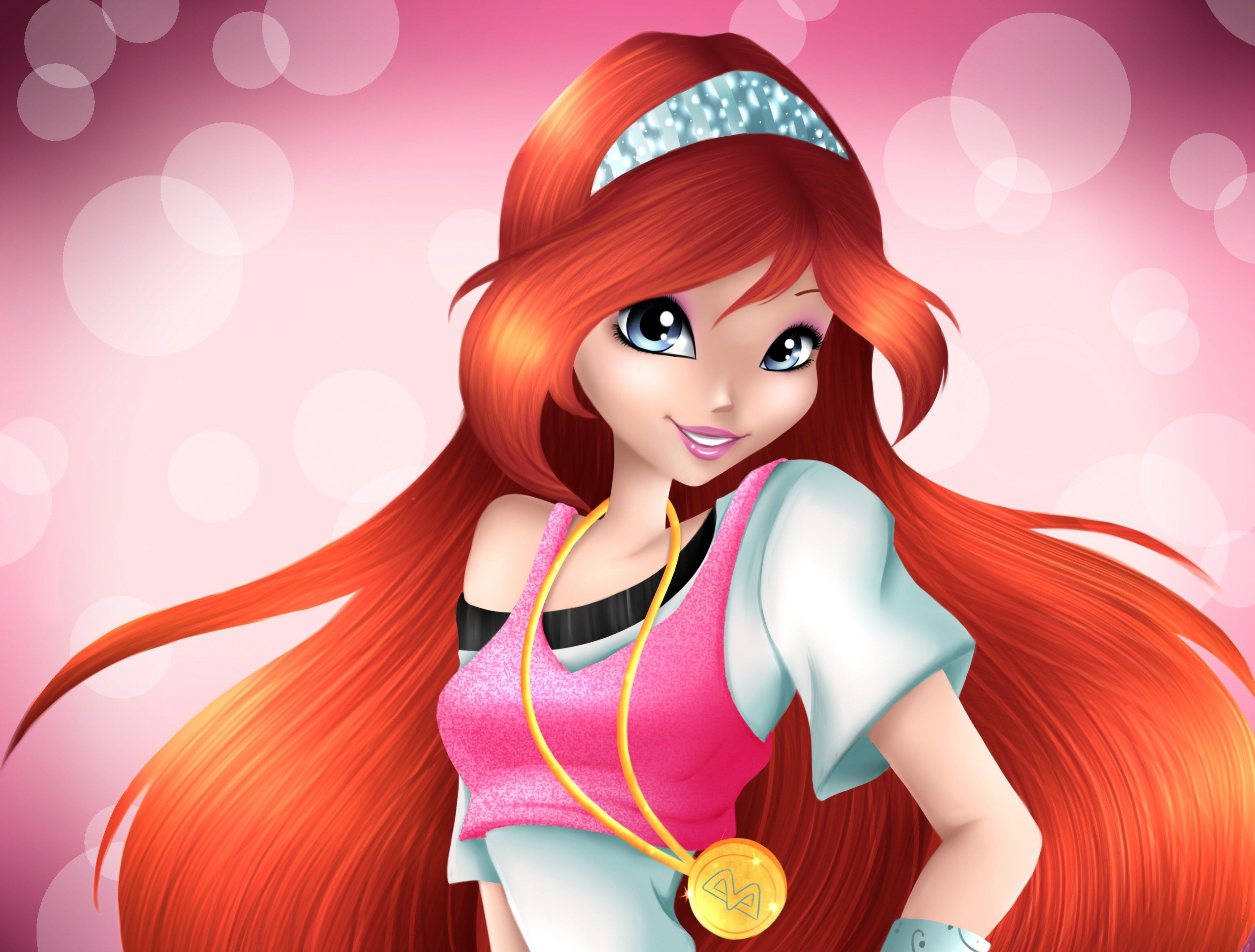 3470x2632 Phone wallpaper: Bloom (Winx Club), Winx Club, Tv Show, Skirt, Red Hair, Long Hair 1180077