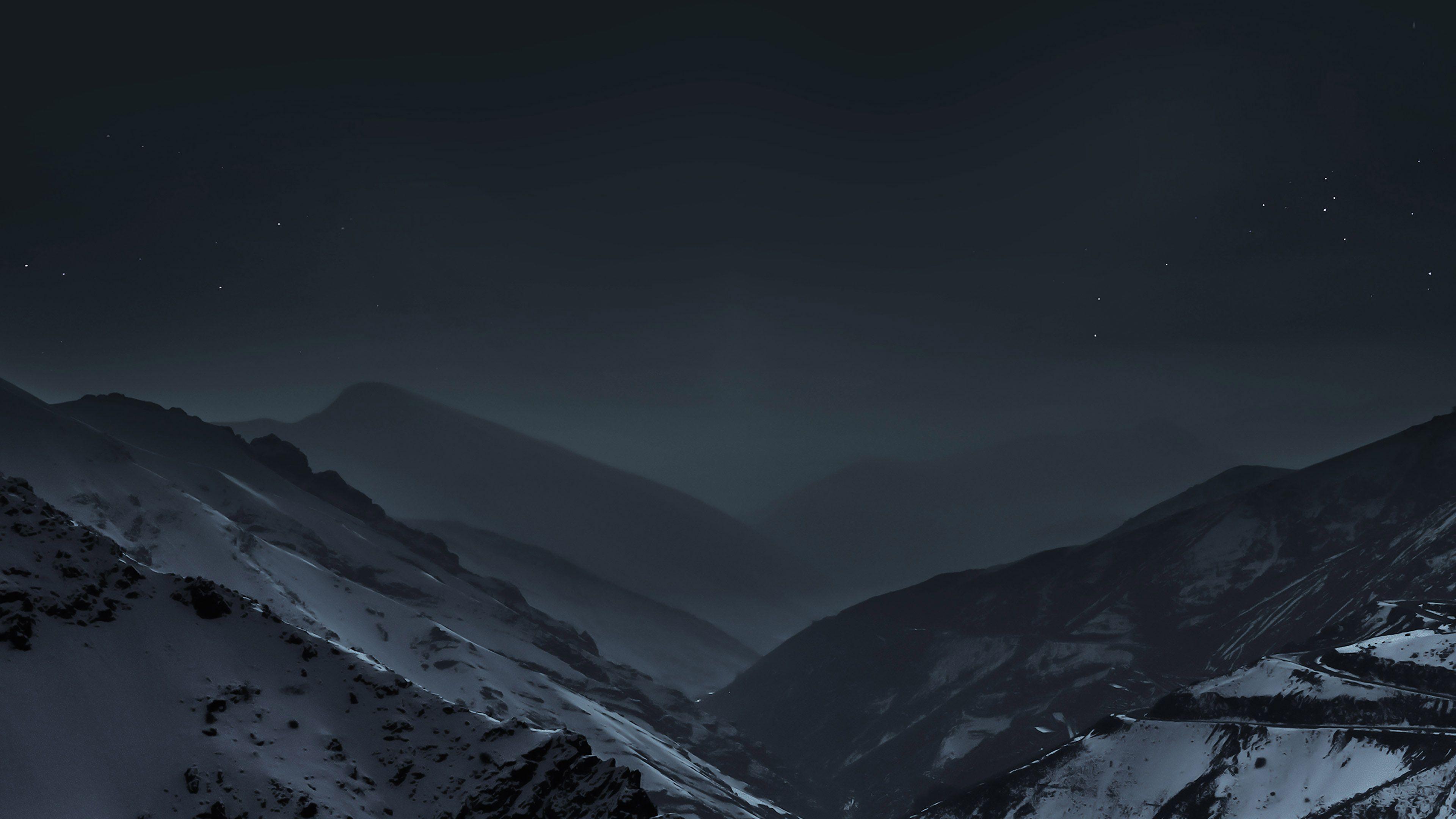 3840x2160 wallpaper for desktop, laptop. wallpaper nature earth dark asleep mountain night