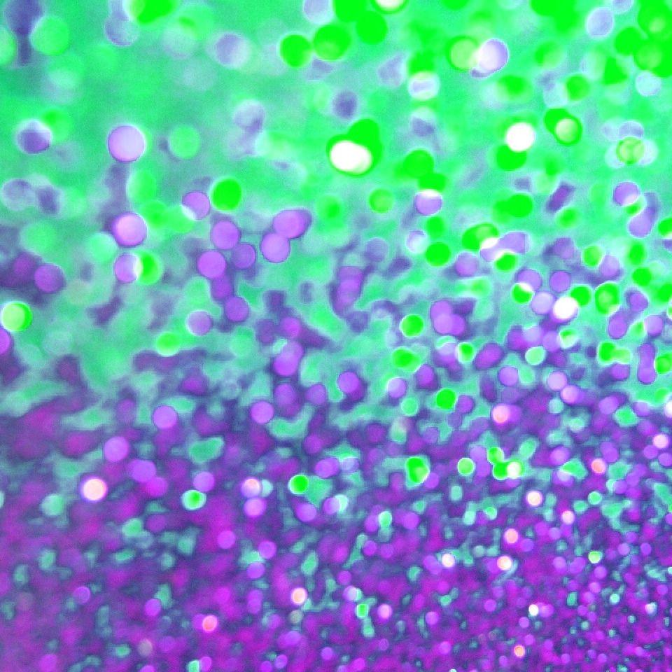 960x960 Neon Teal and Purple Ombre Background .