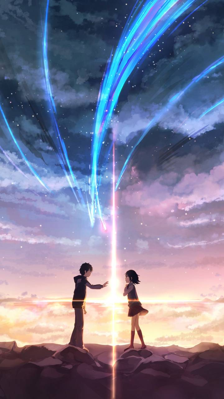 720x1280 Mitsuha and Taki wallpaper