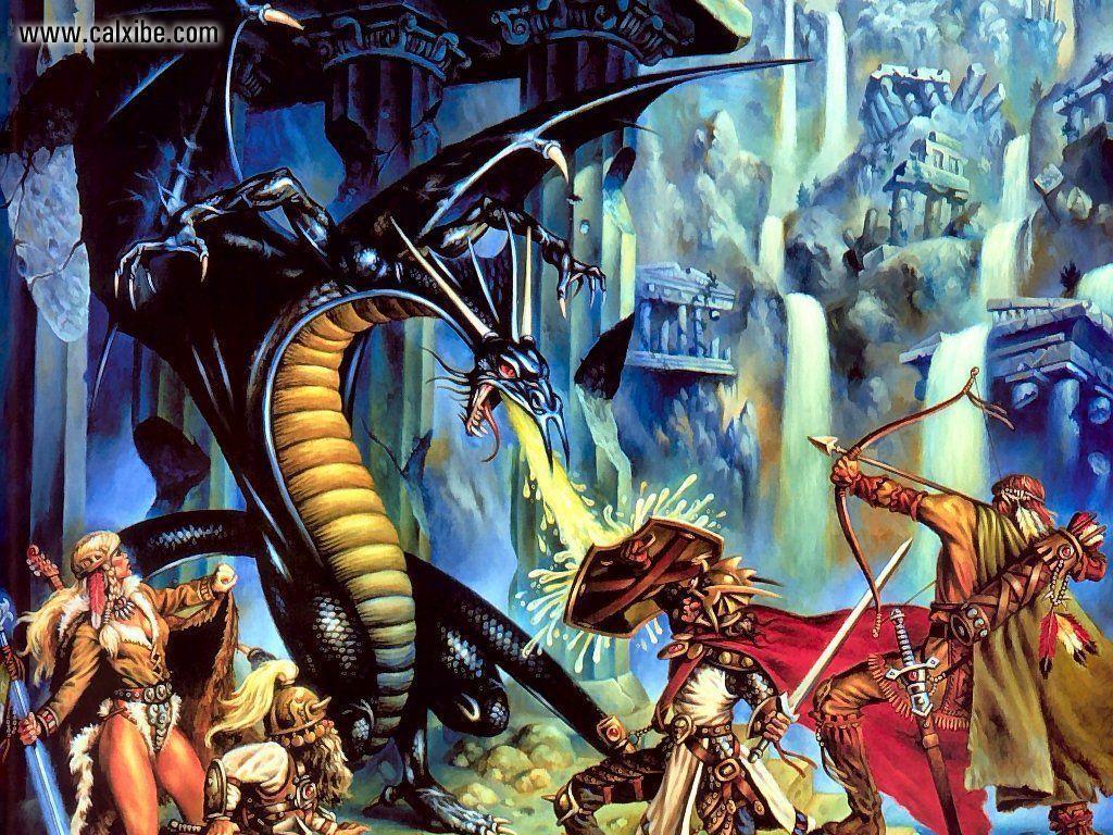 1024x768 Dragonlance Wallpaper