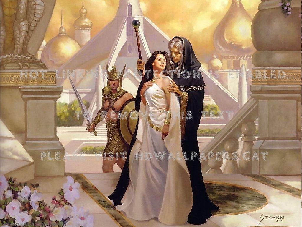 1024x768 Dragonlance Time Of The Twins Art HD Wallpaper