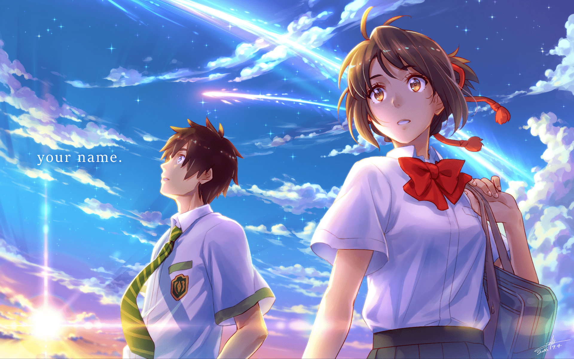 1920x1200 Desktop Taki And Mitsuha Wallpaper