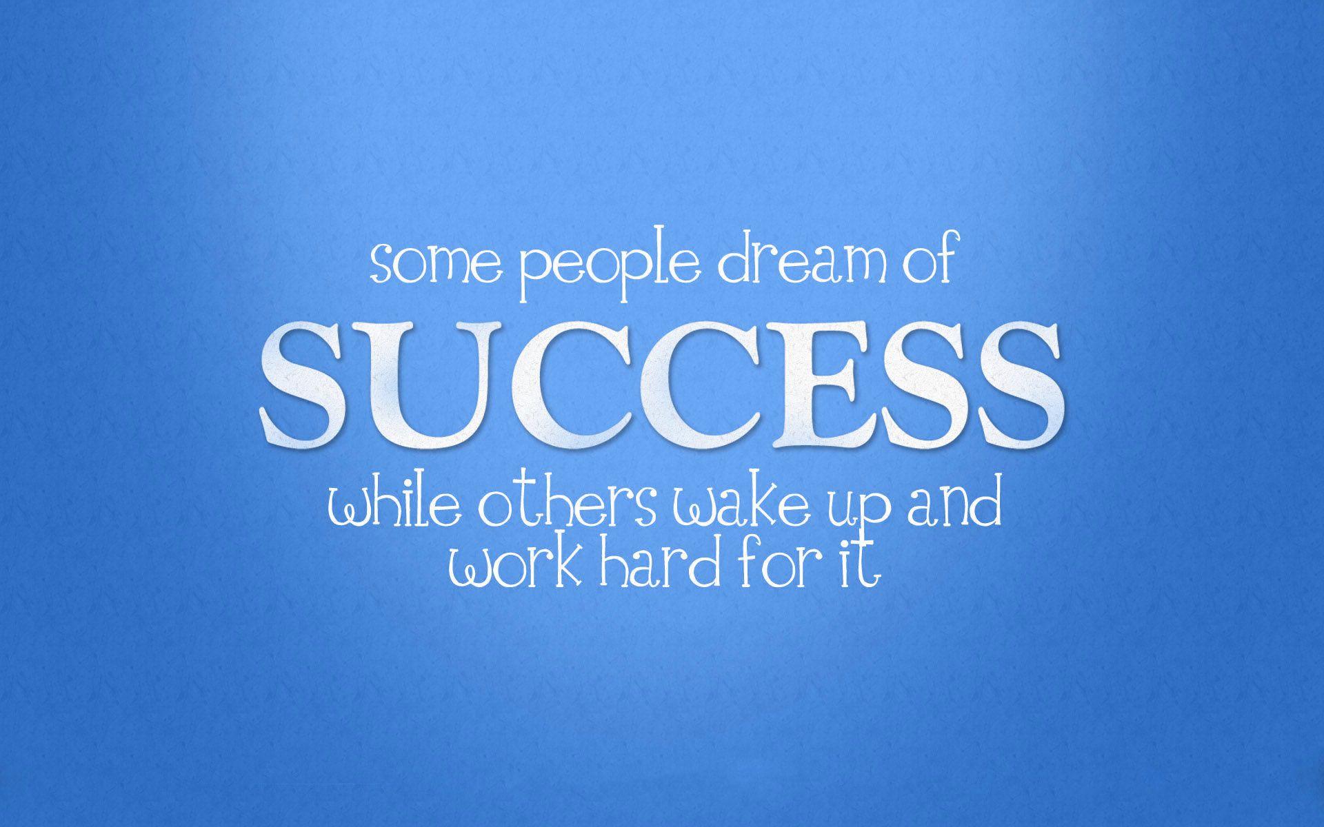 1920x1200 Success Wallpaper with Quotes
