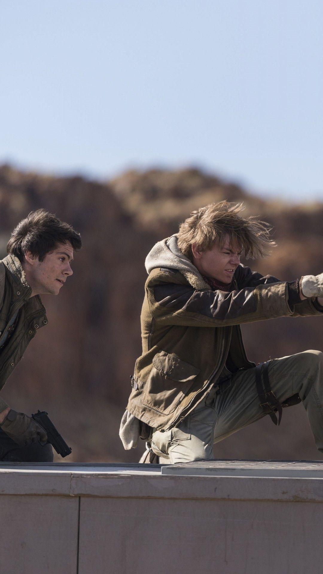 1080x1920 Wallpaper Maze Runner: The Death Cure, Thomas Brodie Sangster, Dylan O'Brien, 4k, Movies