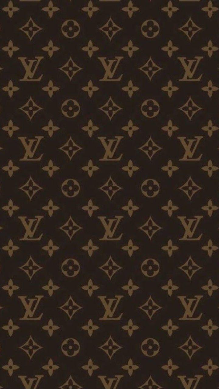 Download Dark Brown Aesthetic Louis Vuitton background