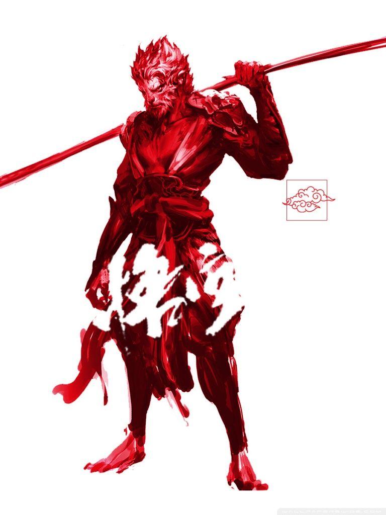 768x1024 Wukong_Black Myth Ultra HD Desktop Background Wallpaper for 4K UHD TV : Tablet