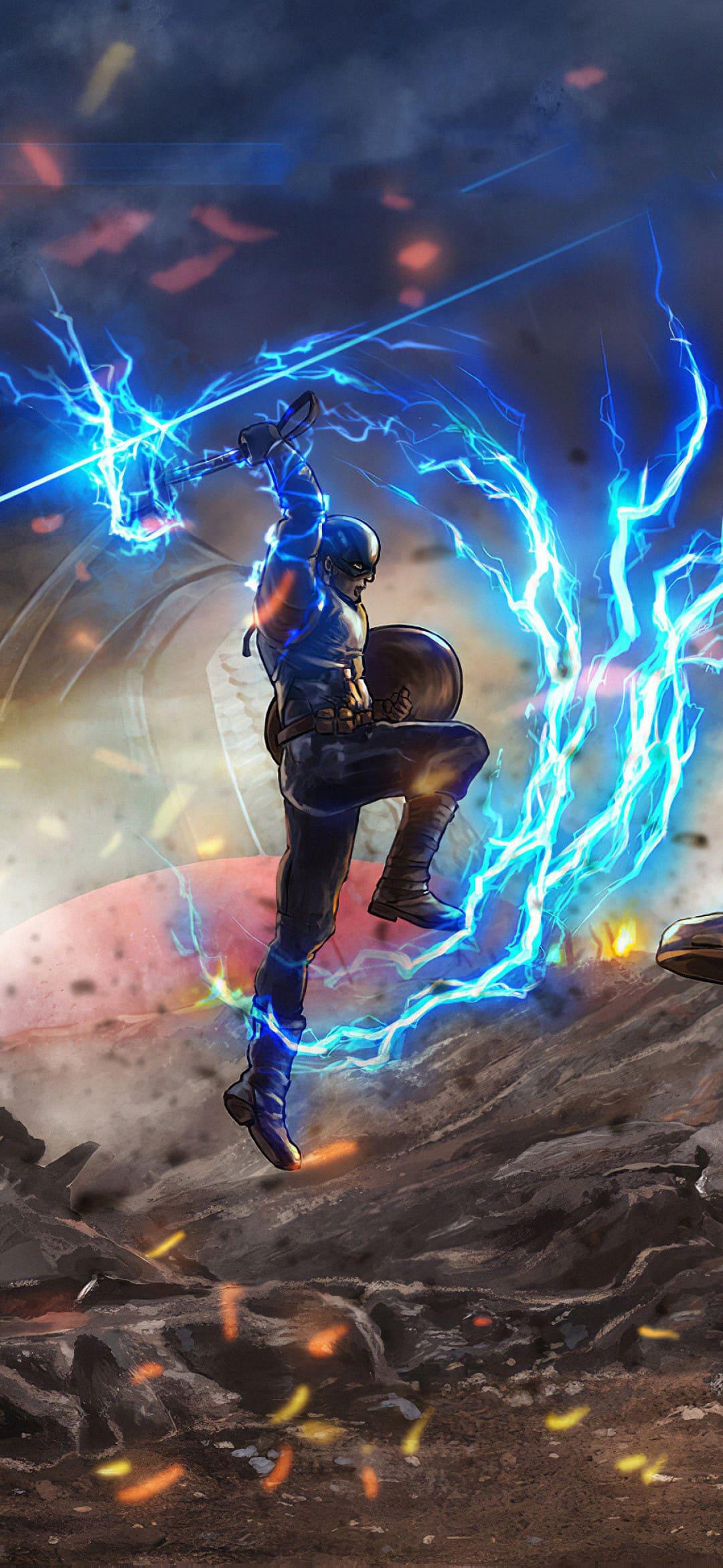 1080x2340 Captain America Wallpaper Captain America Background Download