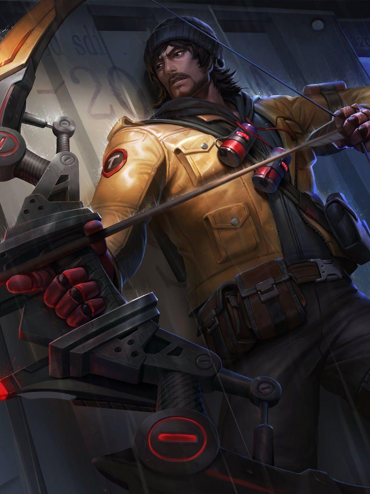 1536x2048 Yi Sun Shin Apocalypse Agent Skin Mobile Legends 4K Wallpaper