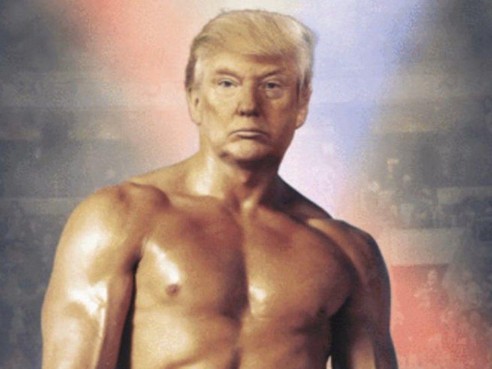 1600x1200 Donald Trump Campaign Disputes Claim That Photo of President As Rocky Balboa Was 'Doctored'