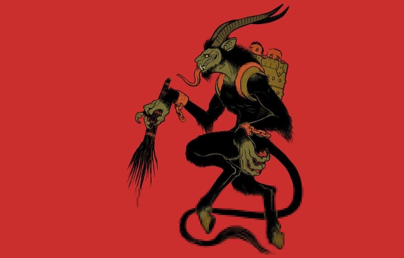 1332x850 Wallpaper demon, fantasy, myth, goat demon, black wool, goat image for desktop, section фантастика