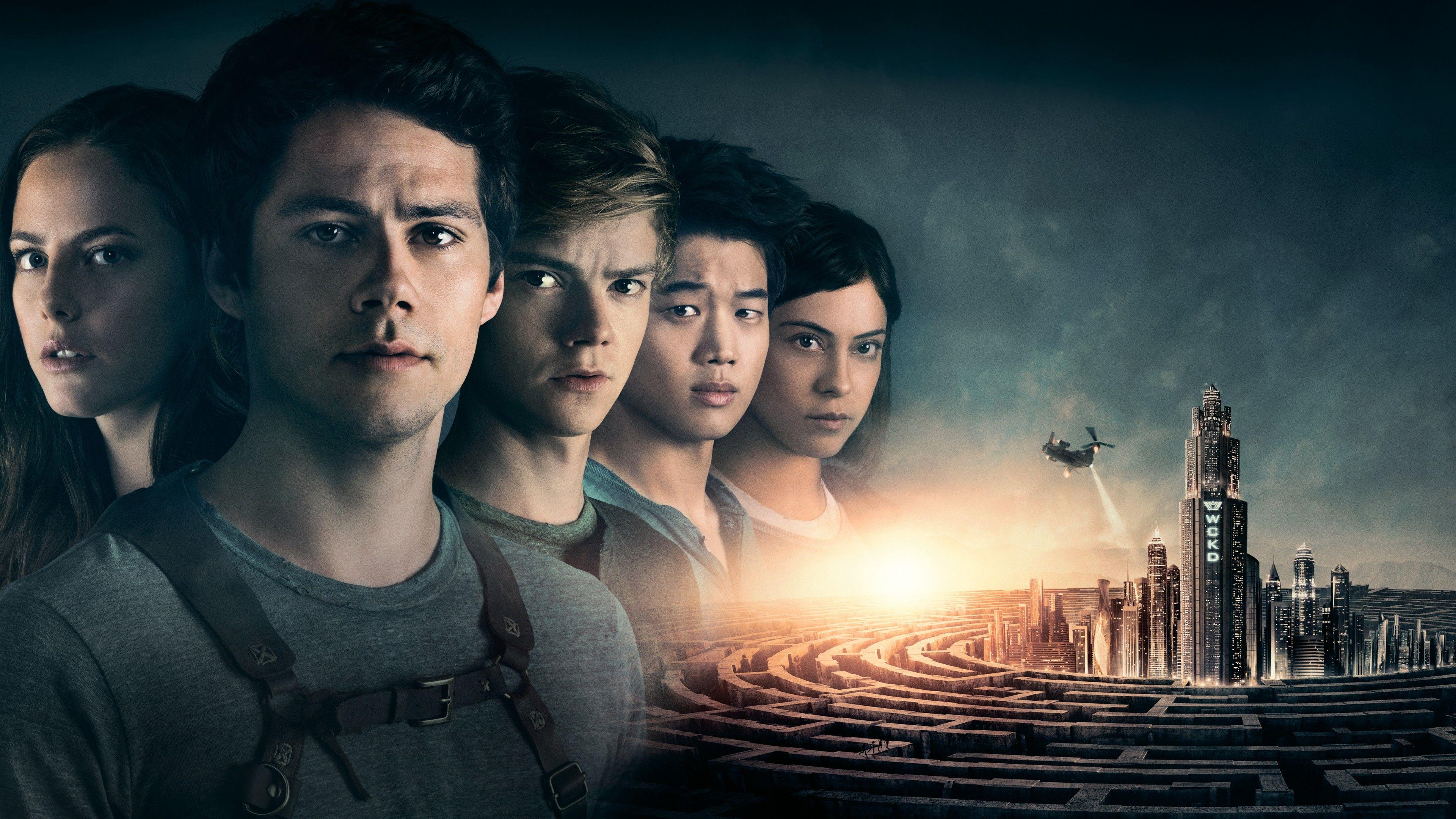 3840x2160 Wallpaper Maze Runner: The Death Cure, Dylan O'Brien, Thomas Brodie Sangster, Kaya Scodelario, 5k, Movies