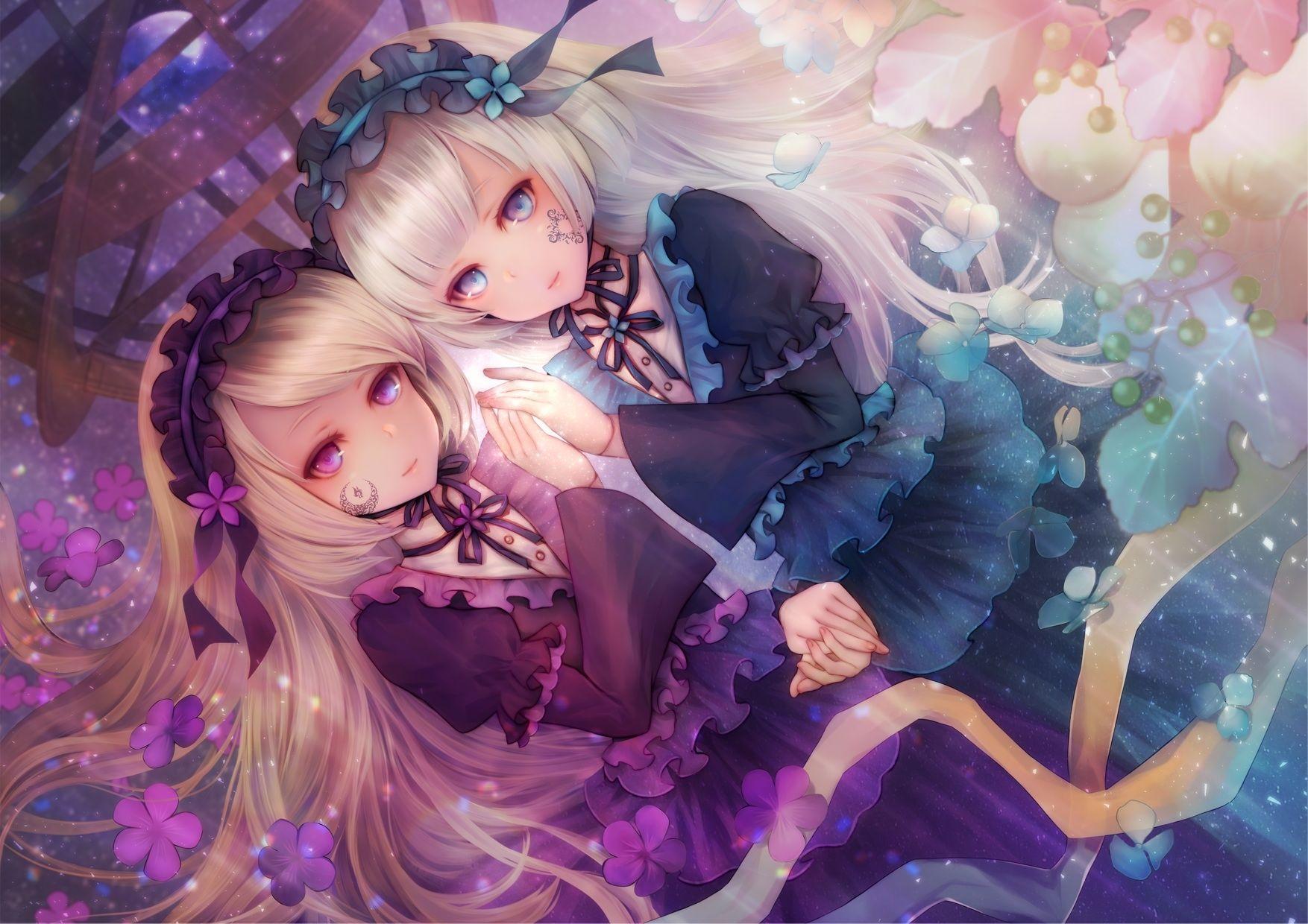 1754x1240 Download 1754x1240 Violette, Hortense, Sound Horizon, Gothic, Lolita, Twins, Blonde Wallpaper