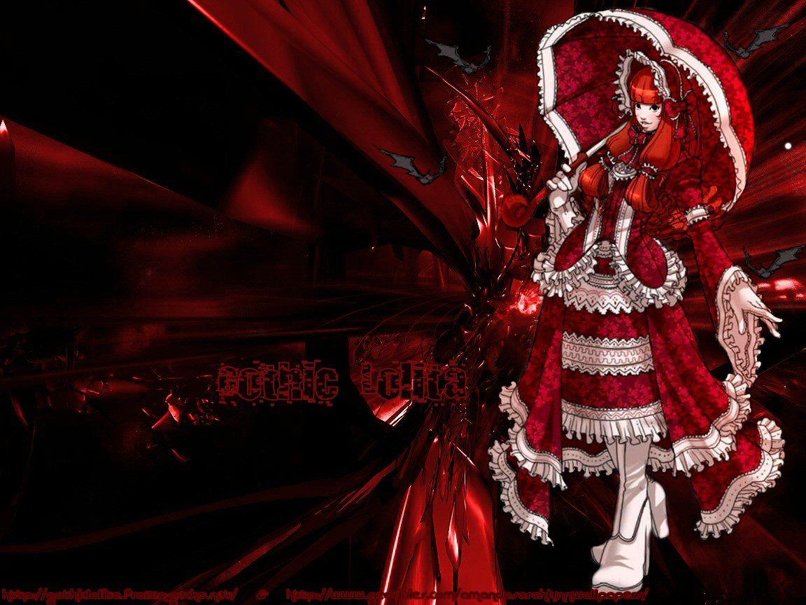 1152x864 Falcoon Wallpaper: Gothic Lolita