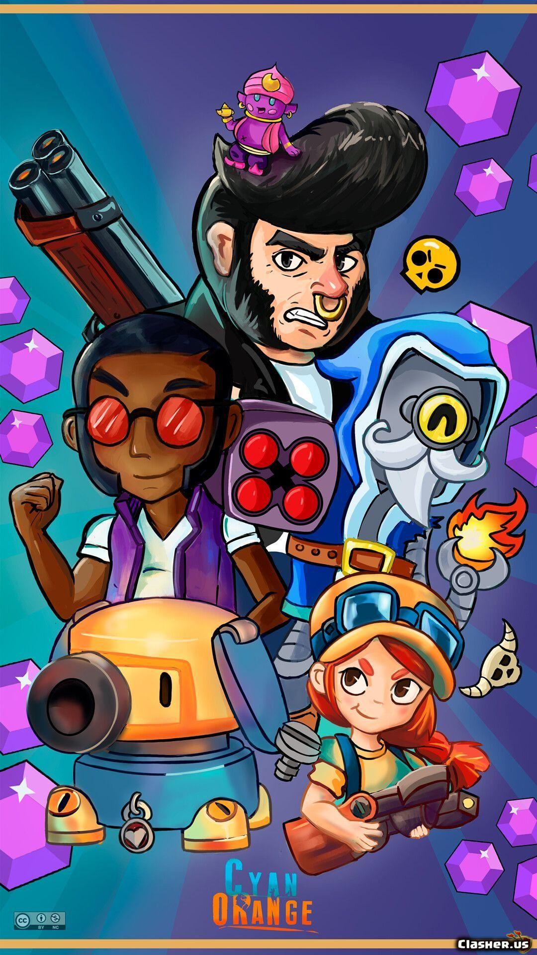 1080x1920 bs art, brawl stars art Stars Wallpaper