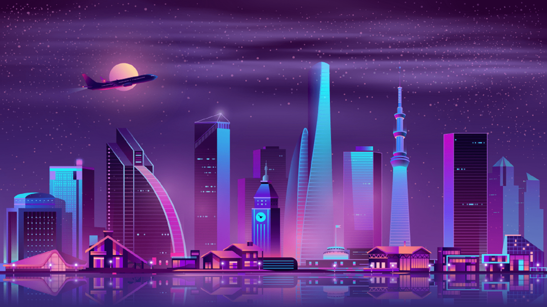 Synth City Wallpapers - Top Free Synth City Backgrounds - WallpaperAccess