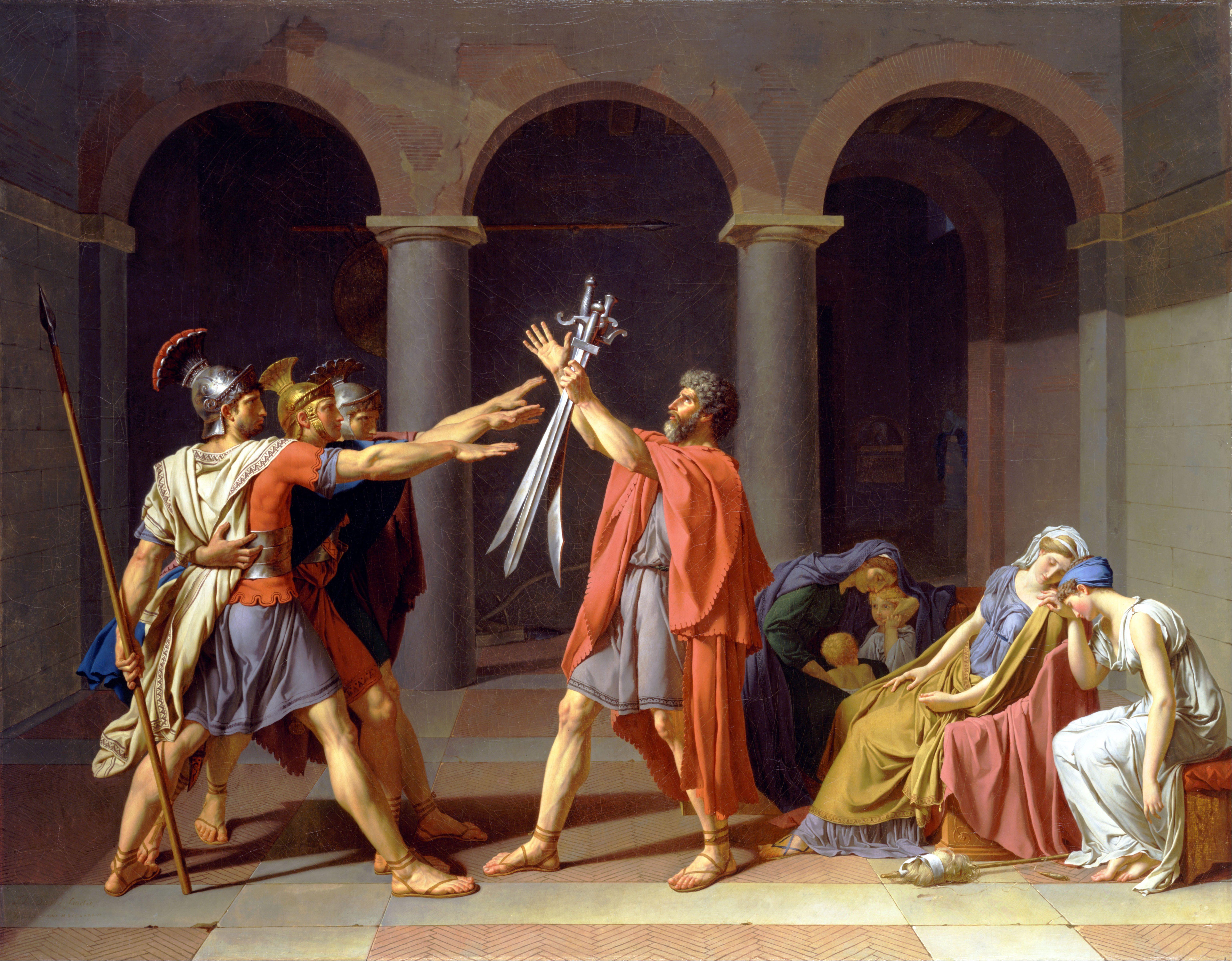 6156x4800 Jacques Louis David Of The Horatii Art