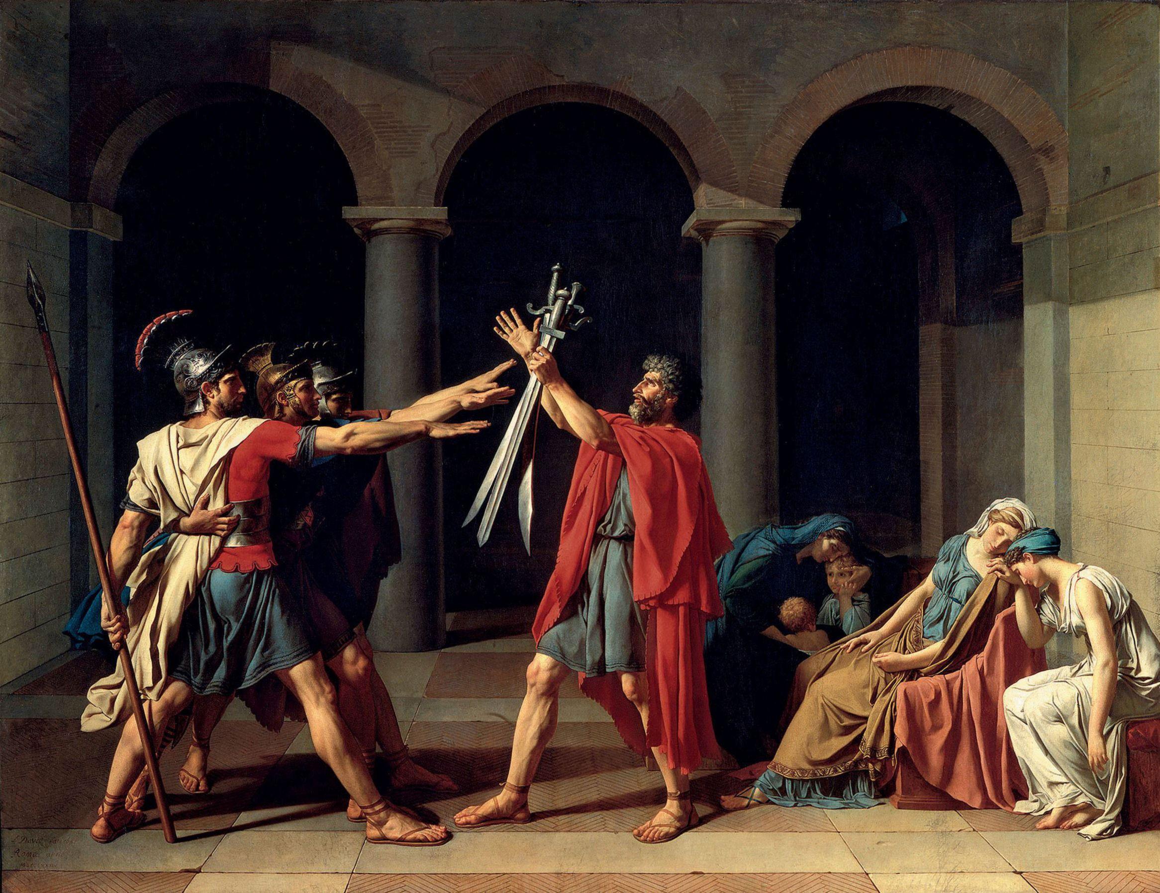 2332x1797 Oath of the Horatii