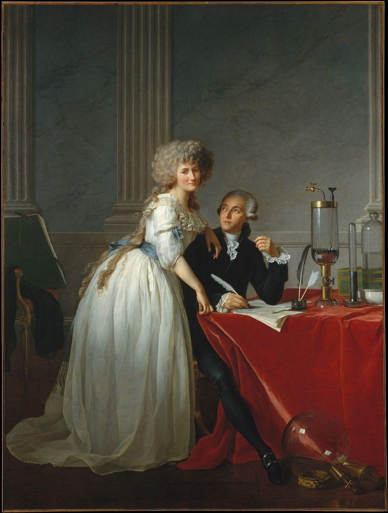 795x1050 Portrait Of Antoine Laurent Lavoisier And His Wife Jacques Louis David On USEUM