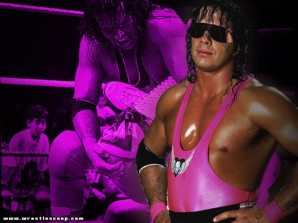 1024x768 WRESTLESCOOP.COM - BRET HART WALLPAPER
