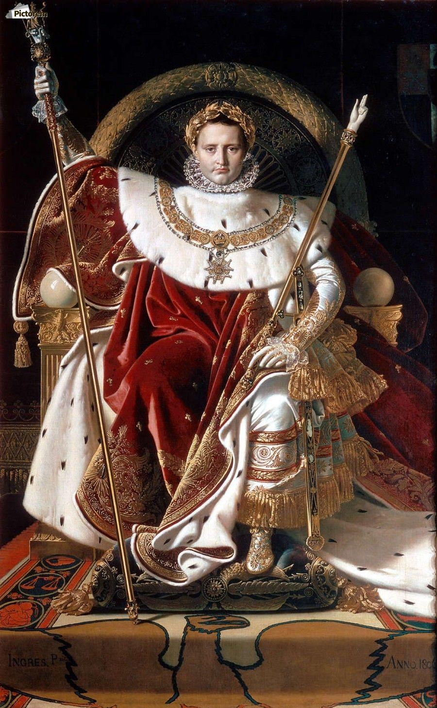 900x1458 Napoleon On His Imperial Throne Louis David