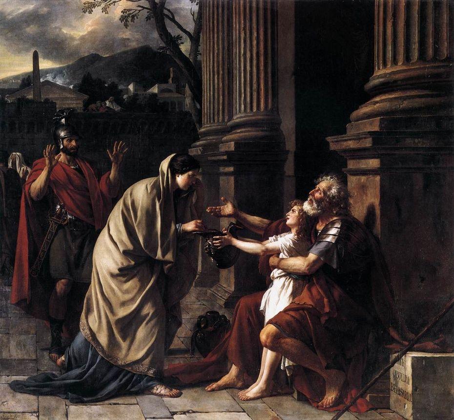 930x860 Belisarius Begging For Alms Jacques Louis David On USEUM