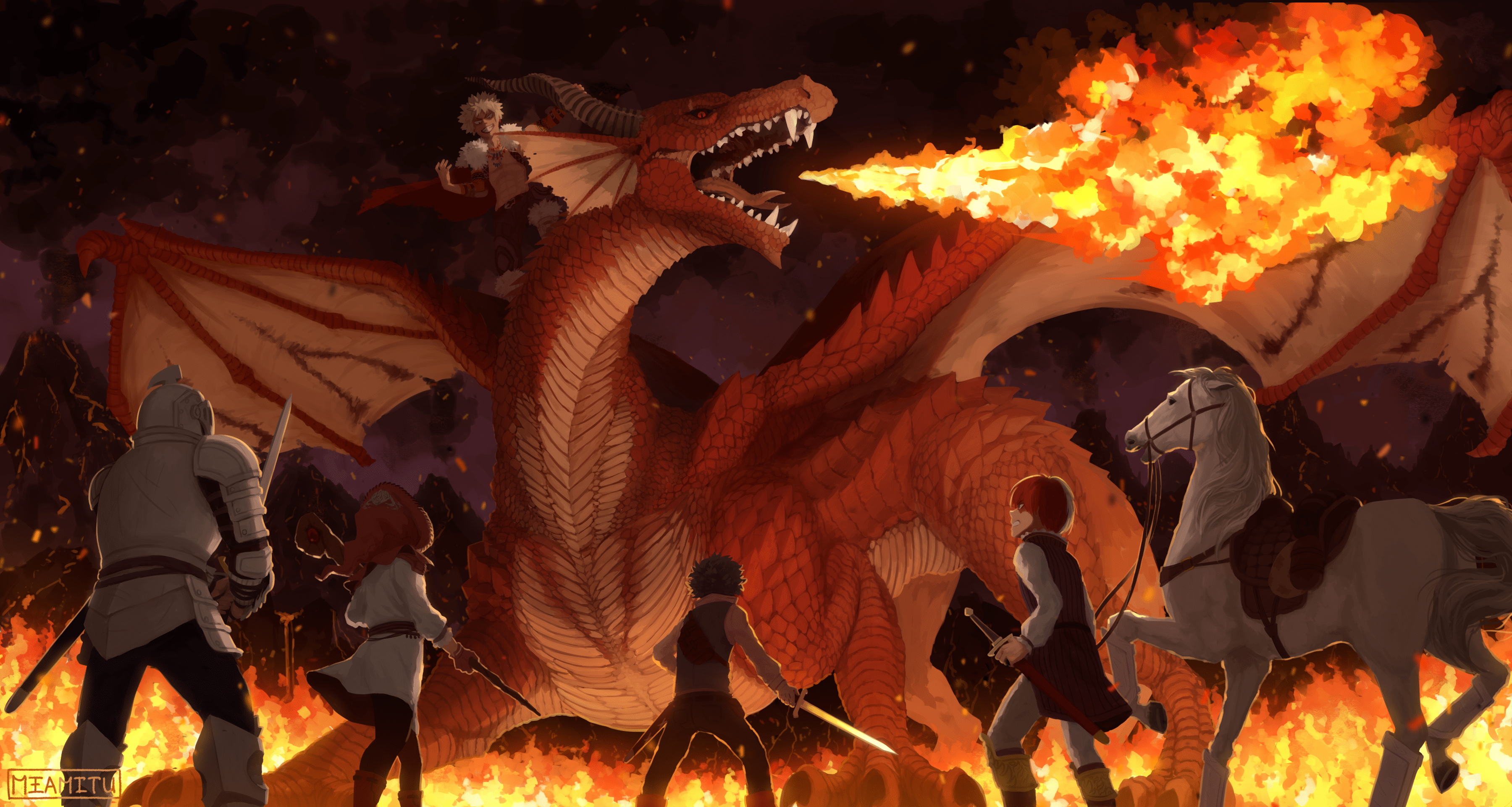 3600x1920 Ochaco Uraraka, Shoto Todoroki, Eijiro Kirishima, Tenya Iida, Izuku Midoriya, Katsuki Bakugou wallpaper