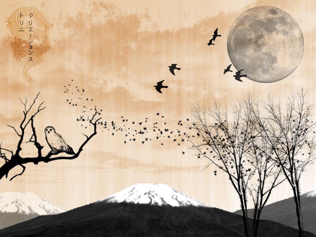 1024x768 Traditional Japanese Wallpaper