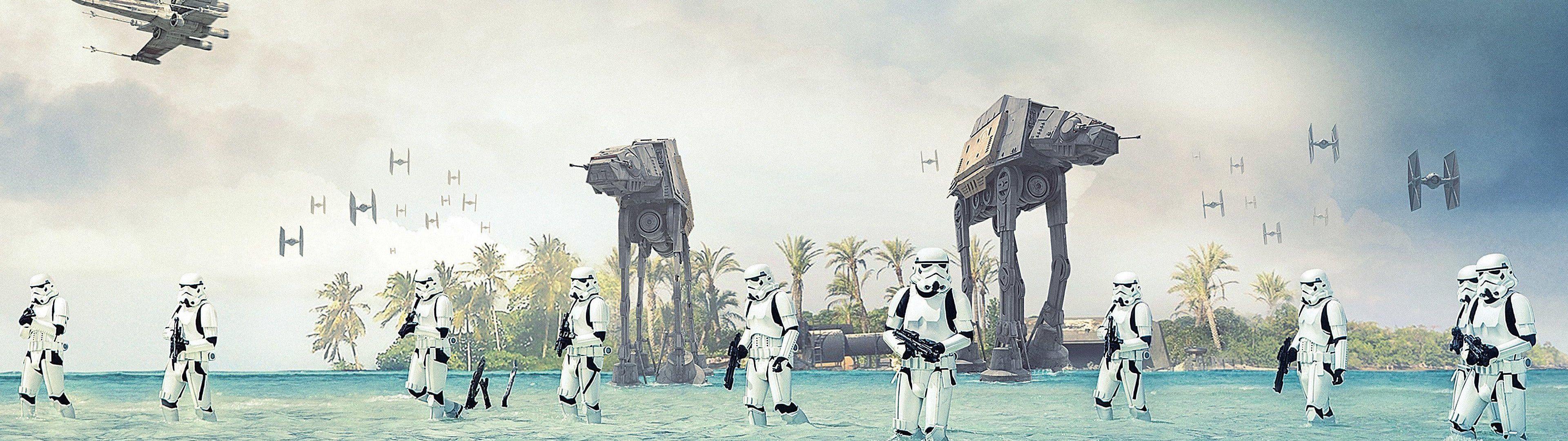 3840x1080 Star Wars Dual Monitor Wallpaper Download on 24wallpaper
