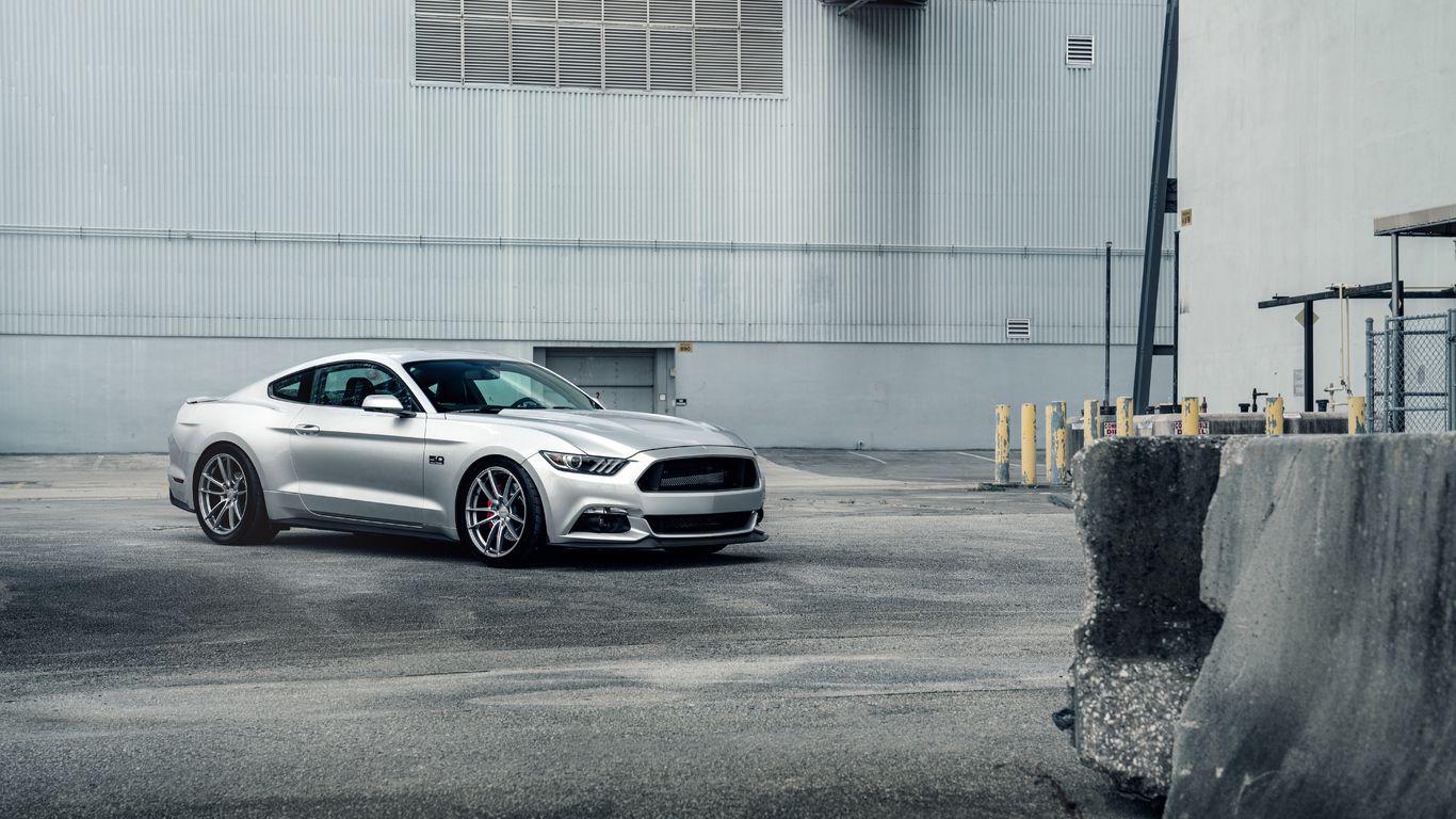 1366x768 Velgen Silver Mustang Twin Turbo 8k 1366x768 Resolution HD 4k Wallpaper, Image, Background, Photo and Picture