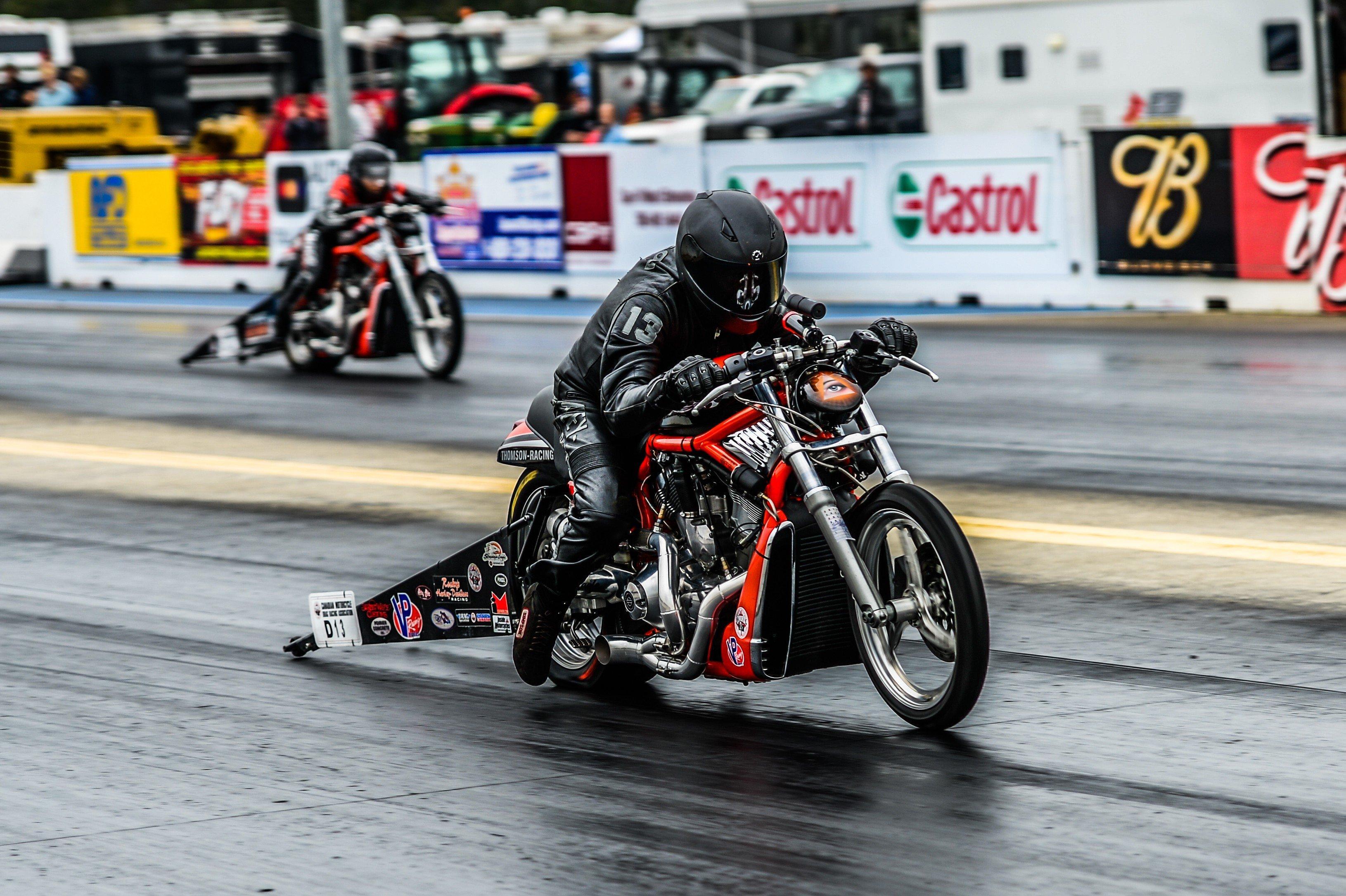 3260x2170 Motorcycle Drag Race Wallpaper