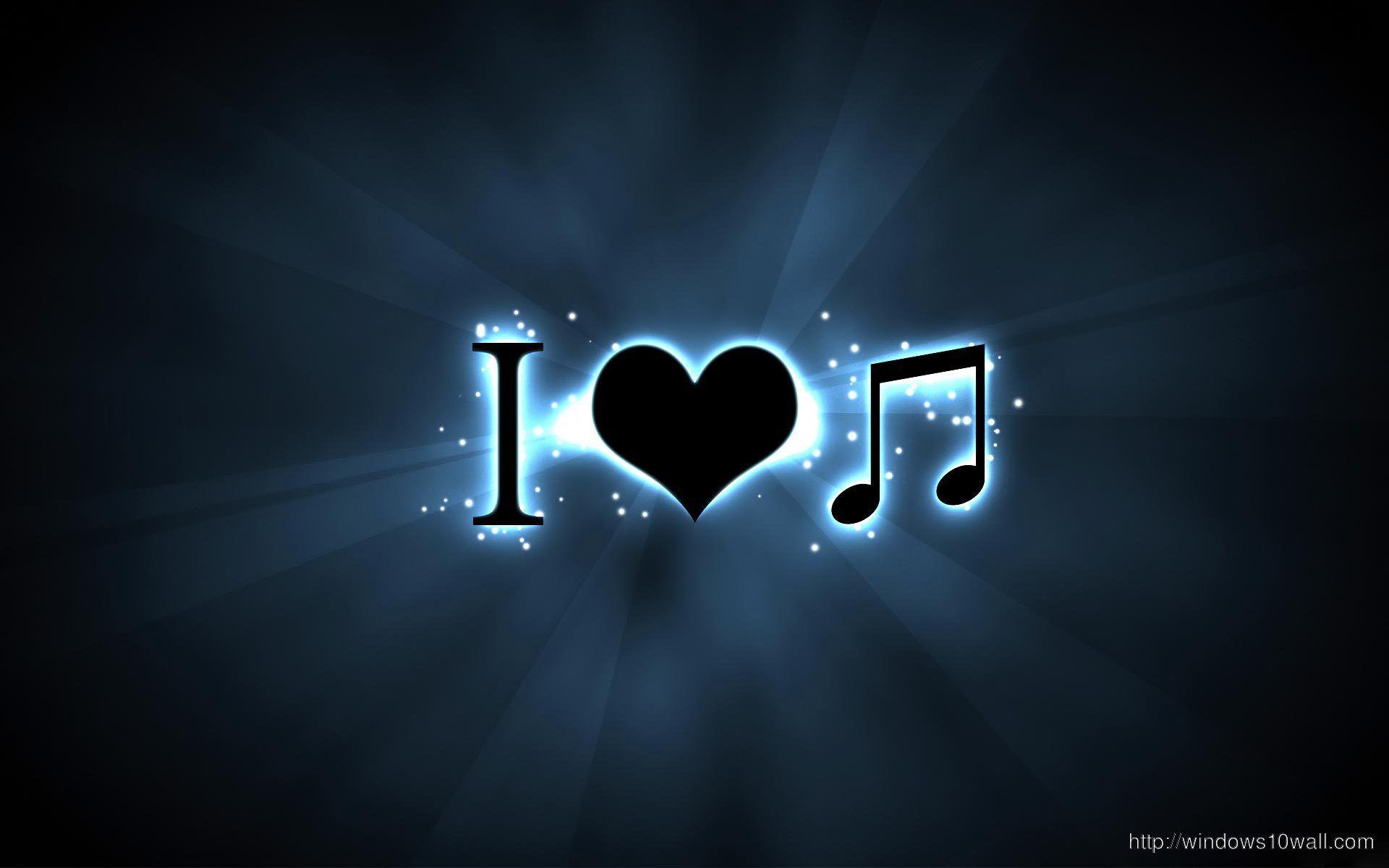 1920x1200 I Love Music