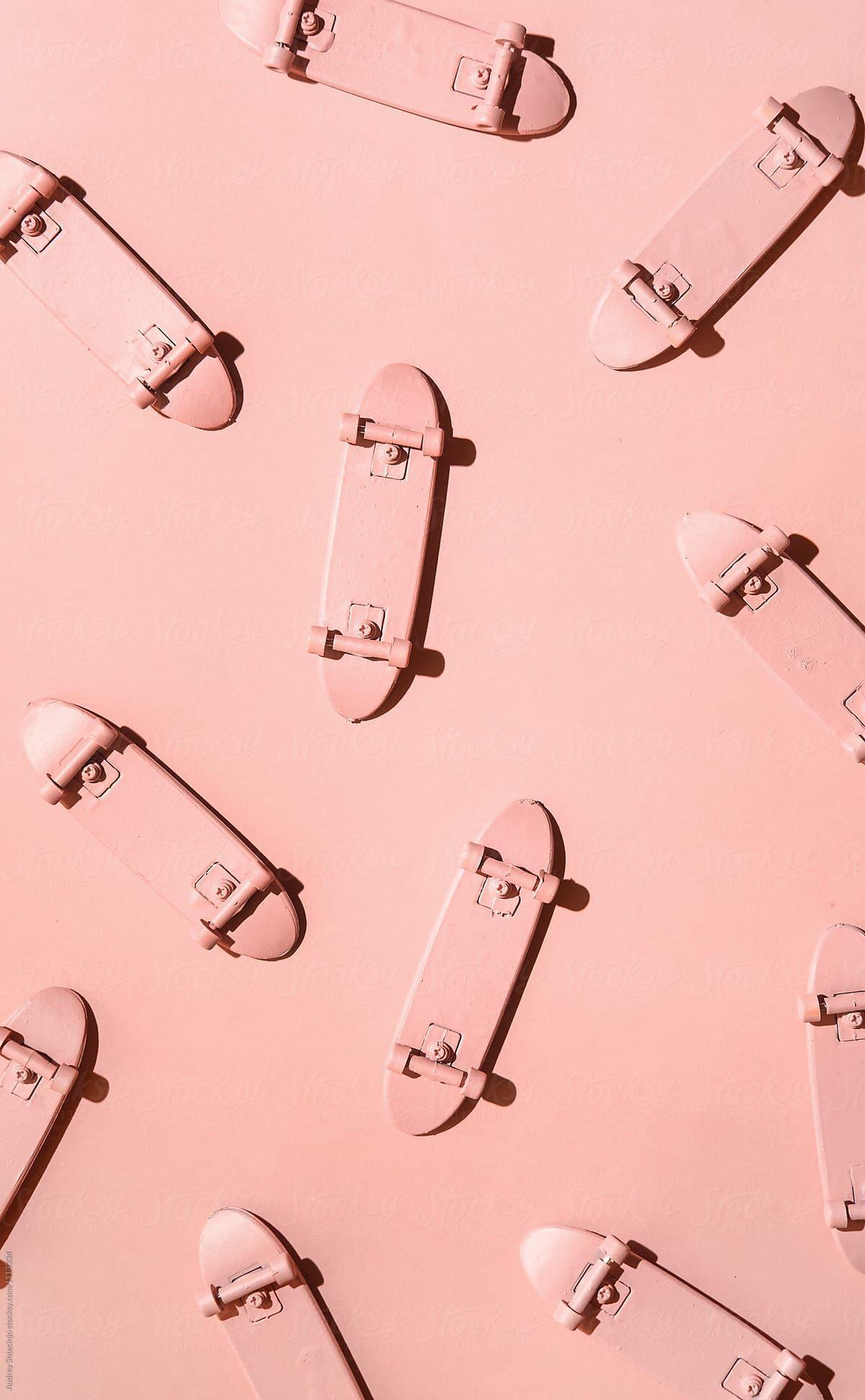 1200x1943 Pink Skateboards On Pink Background. Skateboard wallpaper, Picture collage wall, Skateboard picture