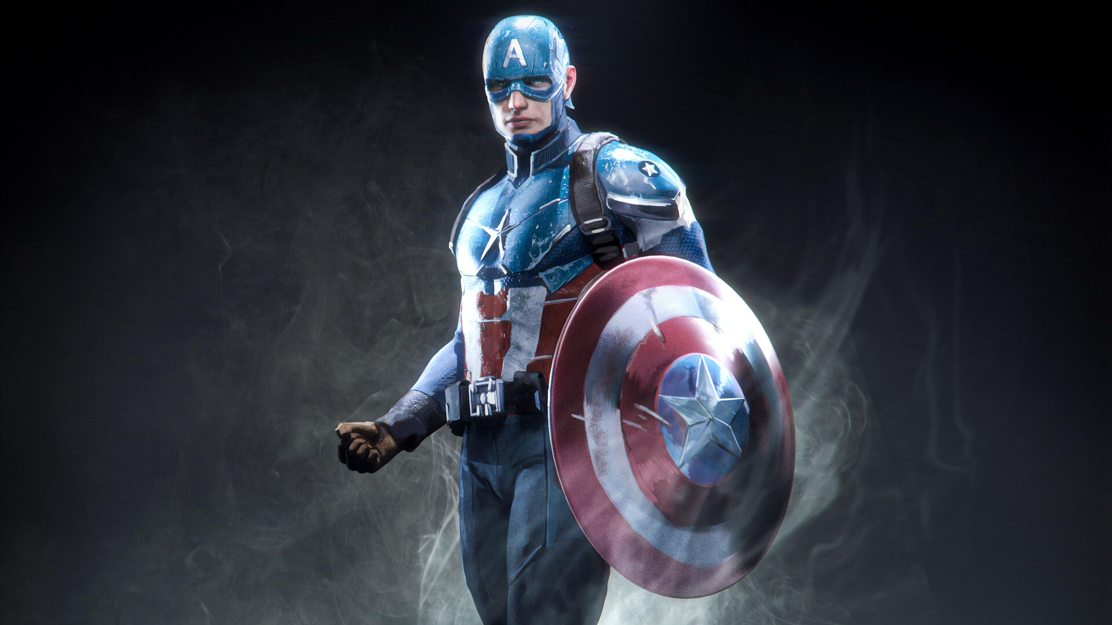 3840x2160 Captain America Marvel Superhero, HD Superheroes, 4k Wallpaper, Image, Background, Photo and Picture