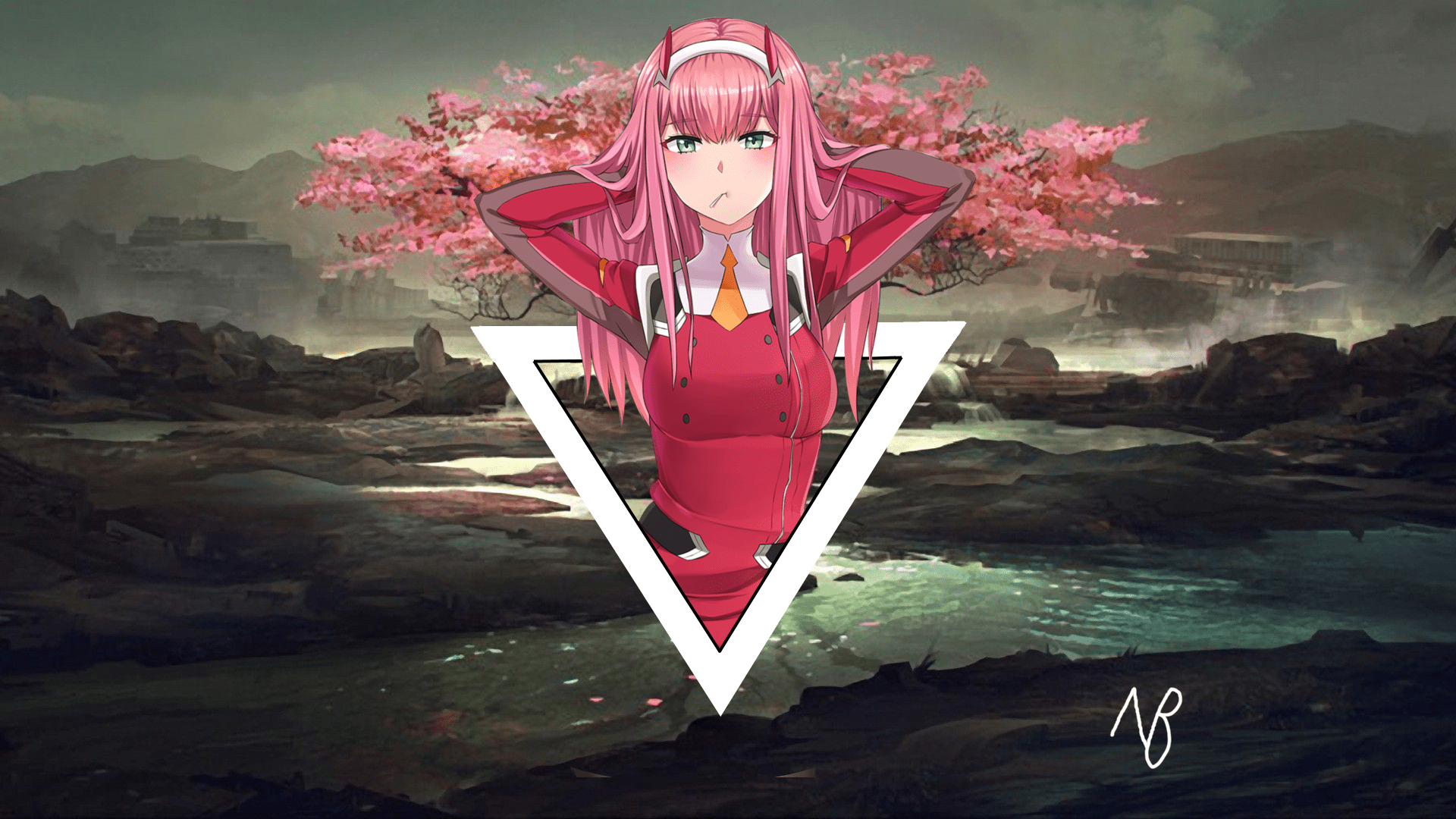 1920x1080 Anime Wallpaper Zero Two