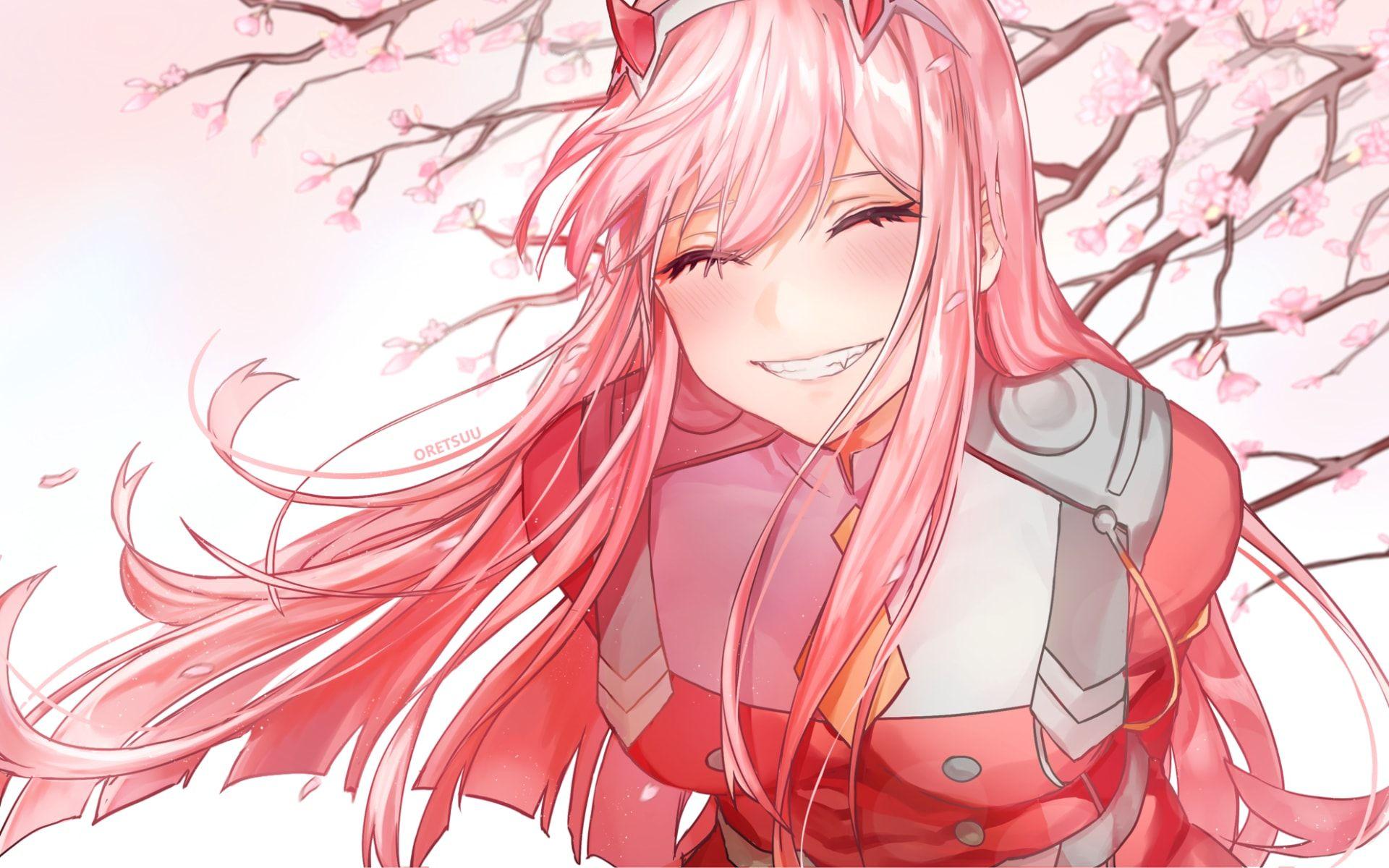 1920x1200 Zero Two Background