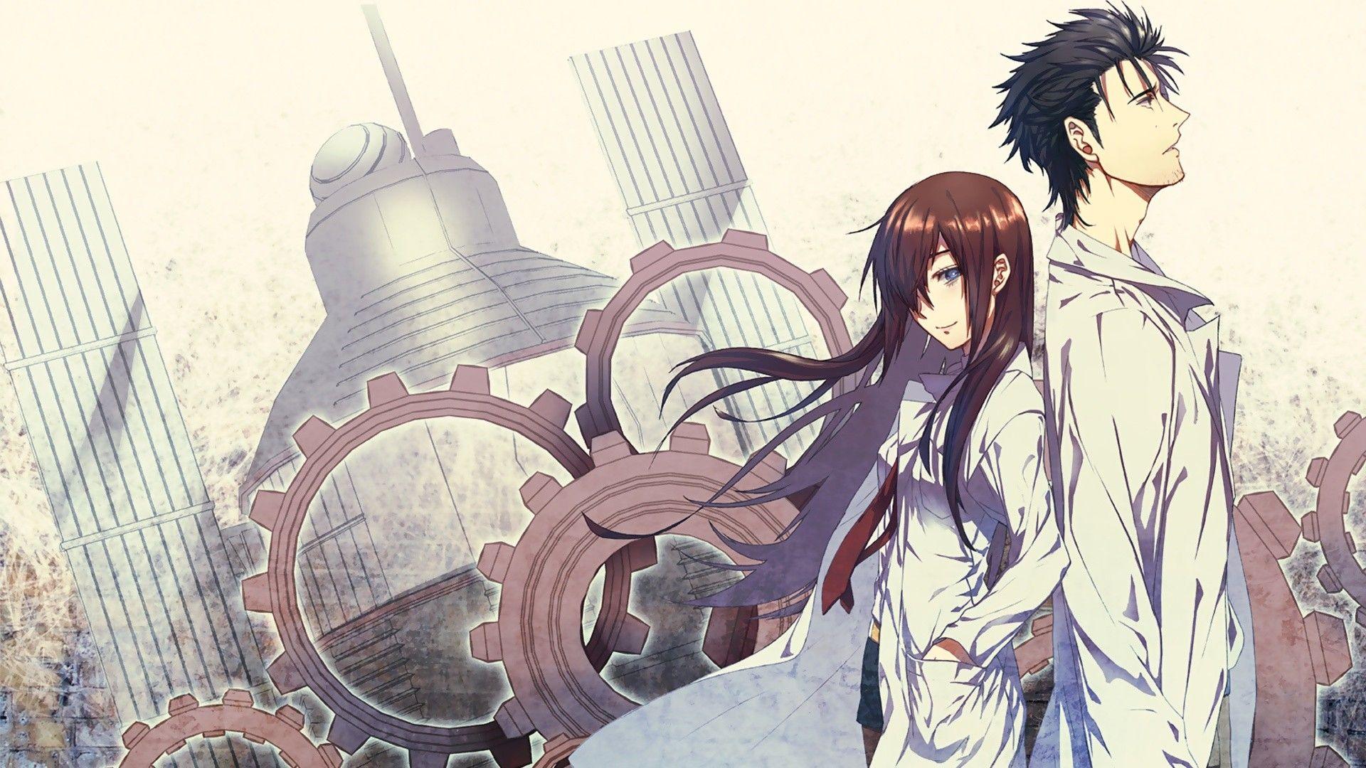1920x1080 #Okabe Rintarou, #anime, #Steins;Gate, #anime boys, #anime girls, #Makise Kurisu, wallpaper. Mocah HD Wallpaper