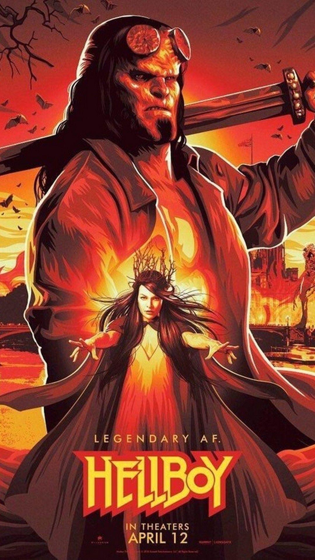 1080x1920 Hellboy 2019 iPhone Wallpaper iPhone Wallpaper. Hellboy wallpaper, Movie wallpaper, Hellboy movie