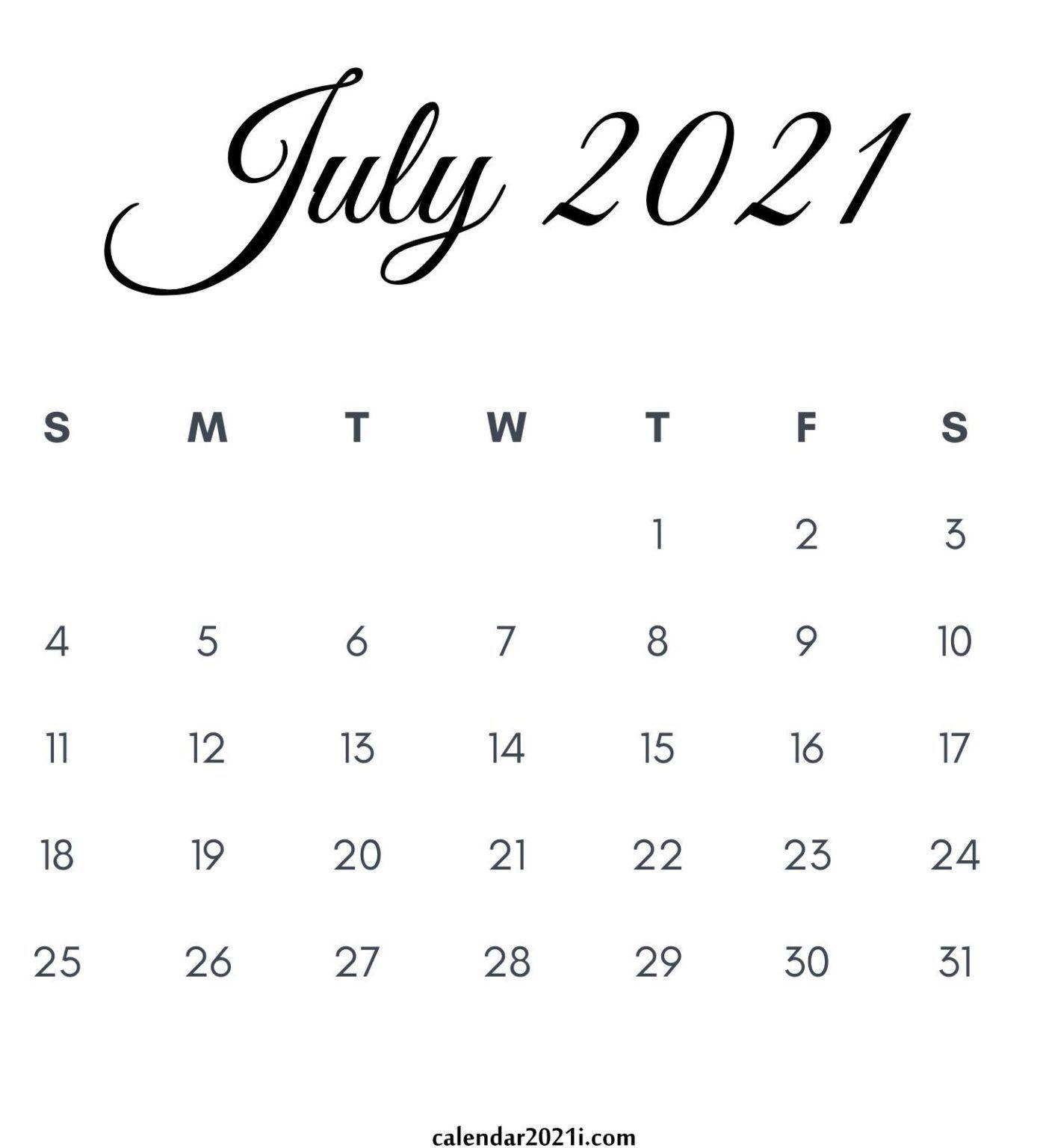 July 2021 Calendar Wallpapers Top Free July 2021 Calendar Backgrounds Wallpaperaccess